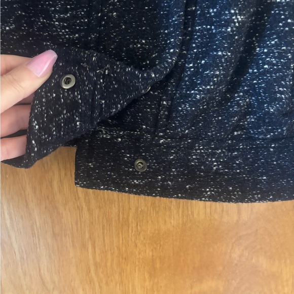 GAP Women's Dark Blue Textured Jacket - Picture 2 of 9